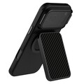 Кардхолдер с функцией подставки и защитой от RFID Nillkin FiberMate Magnetic Wallet Stand черный(#3)