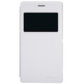 Полиуретановый чехол Nillkin Sparkle Leather Case White  для Sony Xperia M2 Dual S50h(#1)
