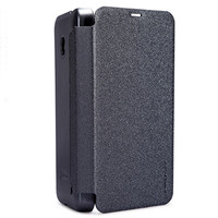 Полиуретановый чехол Nillkin Sparkle Leather Case Black для Nokia Lumia 630