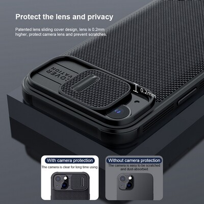 Чехол Nillkin Textured Pro Magnetic Case Черный для Apple iPhone 13(5)