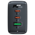 Зарядное устройство Acefast A41 GaN PD65W (2xUSB-C + USB-A) черное(#2)