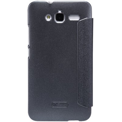 Полиуретановый чехол Nillkin Sparkle Leather Case Black для Huawei Ascend GX1(2)