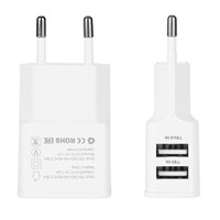 Сетевое зарядное устройство Ainy EA-031B с 2-мя USB (1A/2.1A) White