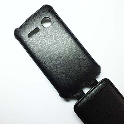 Чехол книга Armor Case Black для Alcatel One Touch SPOP 4030D(4)