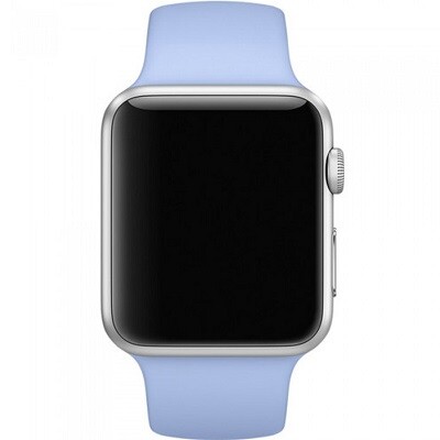 Ремешок силиконовый Sport Band светло-голубой для Apple Watch Series  49/45/44/42mm(3)