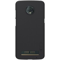 Пластиковый чехол с пленкой Nillkin Super Frosted Shield Черный для Motorola Moto Z3\ Z3 Play