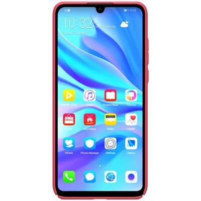 Пластиковый чехол с подставкой Nillkin Super Frosted Shield Красный для Huawei P30 Lite(2)