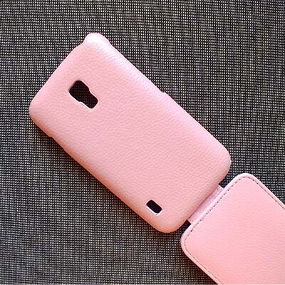 Кожаный чехол Up Case Pink для LG Optimus L7 II Dual P715(3)