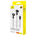 Проводные наушники с Type-c разъемом Baseus Encok CZ20 Wired Earphones Cluster  A00171400113-00 черный(#7)