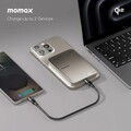 Внешний аккумулятор Momax 1-Power Q.Pass Qi2 Magnetic Wireless Power Bank 5000mAh (IP129Q2) пустынный титан(#8)