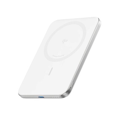 Внешний аккумулятор Anker Nano A1665 Qi2 15W 5000mAh (CCC) белый(2)