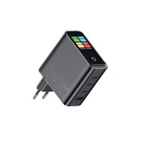 Зарядное устройство WiWU 140W Intelligent Display GaN Charger 3C1A Wi-G028