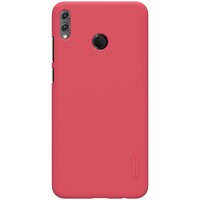 Пластиковый чехол с подставкой Nillkin Super Frosted Shield Красный для Huawei Honor 8X
