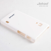 Пластиковый чехол накладка Jekod Cool Case White для LG Optimus G E975