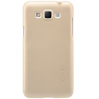 Пластиковый чехол с пленкой Nillkin Super Frosted Shield Gold для Samsung G720 Galaxy Grand Max