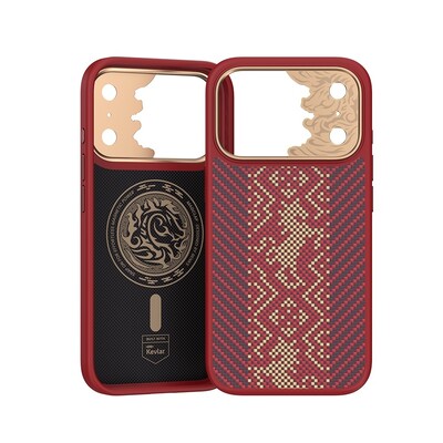 Противоударный чехол Benks Knight ArmorPro Case красный для Apple iPhone 17 Pro(3)