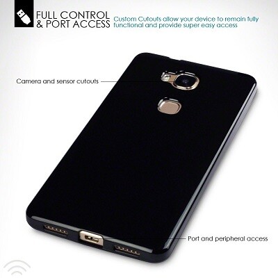 Силиконовый бампер Becolor TPU Case 1mm Black для Huawei GR5/ Honor 5X(2)