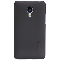 Пластиковый чехол с пленкой Nillkin Super Frosted Shield Black для Meizu MX4 Pro