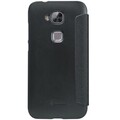 Полиуретановый чехол Nillkin Sparkle Leather Case Black для Huawei G7 Plus(#2)