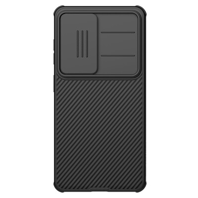 Чехол-накладка с защитой камеры Nillkin CamShield Pro черная для Samsung Galaxy S26 Plus(1)
