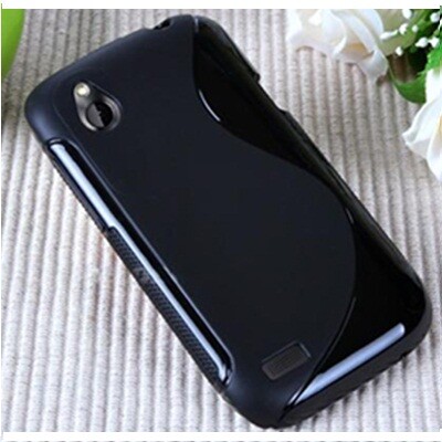 Силиконовый чехол накладка Black  для HTC Desire V(1)