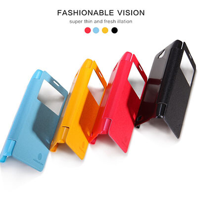 Полиуретановый чехол Nillkin Fresh Series Yellow для Huawei Honor 3C(3)