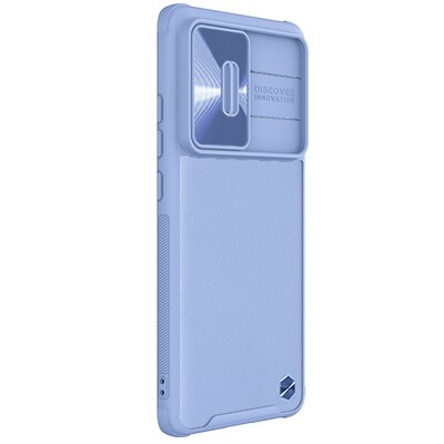 Силиконовая накладка Nillkin CamShield Leather Case S Лавандовая для Xiaomi 12X(3)