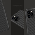 Чехол-накладка Nillkin Synthetic fiber case черный для Apple iPhone 11(#13)