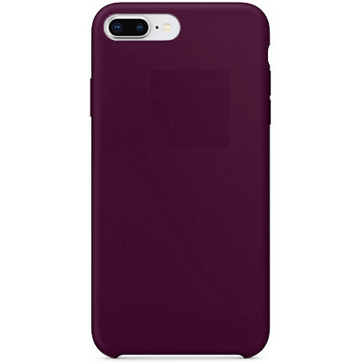 Силиконовый чехол бордовый для Apple iPhone 7 Plus(1)