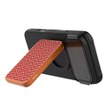 Кардхолдер с функцией подставки и защитой от RFID Nillkin FiberMate Magnetic Wallet Stand оранжевый(#4)
