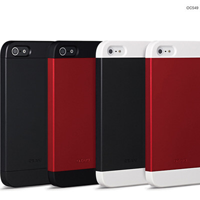 Пластиковый чехол Ozaki О!Coat Wardrobe Black/Red (OC549BK/RD) для Apple iPhone 5/5s/SE(2)