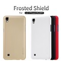 Пластиковый чехол с пленкой Nillkin Super Frosted Shield Gold для LG X Power (K220DS)(#4)