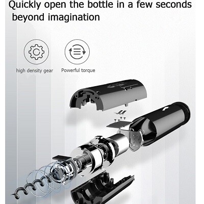 Винный набор Circle Joy Black Samurai (CJ-TZ07) 4 в 1(5)