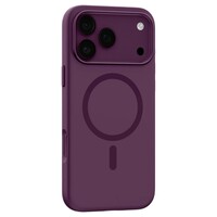 Силиконовый чехол Mosbros Pure Magsafe Mag Icoat бургунди для Apple iPhone 18 Pro Max