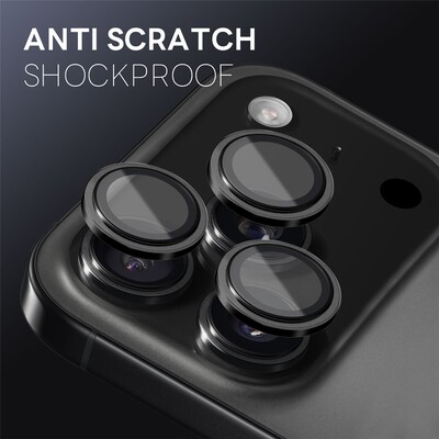 Защитное стекло на камеру Supglass Anti Glare Camera Lens Glass синий для Apple iPhone 17 Pro(2)