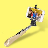 Монопод (палка для селфи) с управлением ультразвуком HOCO CPH-02 Gold