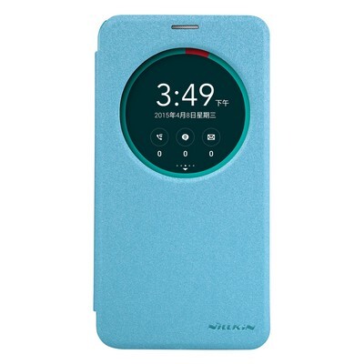 Полиуретановый чехол Nillkin Sparkle Leather Case Blue для Asus ZenFone 2 ZE550ML (ZE551ML)(1)