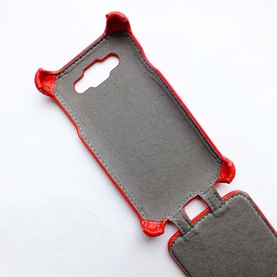 Кожаный чехол Armor Case Red для LG L60 X145(2)