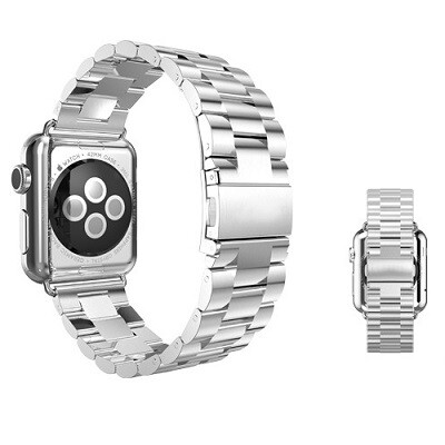 Ремешок металлический Watch Stainless Steel Silver для Apple Watch Series  49/45/44/42mm(2)
