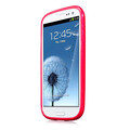 Силиконовый чехол накладка Capdase Soft Jacket Sparko Red для Samsung i9300 Galaxy S3(#2)