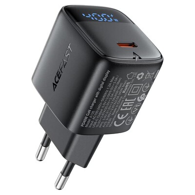 Быстрое зарядное устройство с дисплеем Acefast A135 PD40W GaN(2)