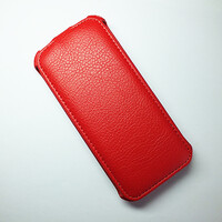 Кожаный чехол Armor Case Red для HTC One M8 mini 2