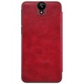 Кожаный чехол Nillkin Qin Leather Case Red для HTC One E9/One E9 Plus(#2)