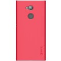 Пластиковый чехол с пленкой Nillkin Super Frosted Shield Красный для Sony Xperia XA2 Ultra(#1)