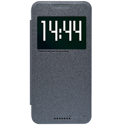 Полиуретановый чехол Nillkin Sparkle Leather Case Black для HTC Desire 620(1)