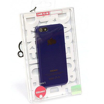 Пластиковый чехол Ozaki O!coat-Fruit Blueberry (OC537BB) для Apple iPhone 5/5s/SE(2)