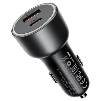 Автомобильное зарядное Acefast B21 75W (USB-A+USB-C) dual port(2)