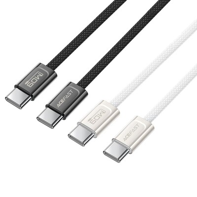 Зарядный кабель Acefast C34-03 USB-C to USB-C 60W 1.2m черный(3)