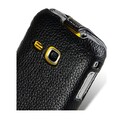 Кожаный чехол книга Melkco Leather Case Black LC для Samsung S6500 Galaxy Mini 2(#4)