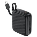 Внешний аккумулятор со встроенным кабелем Acefast M15 10000mAh PD20W черный(#2)